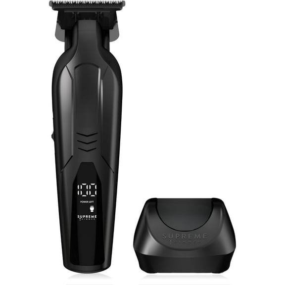 Supreme Trimmer Vader Lite ST3700 Professional Cordless Barber Liner & Detailer | 120 Min Runtime, 7000 RPM Motor, Zero Gap DLC T-Blade, USB-C Fast Charging | Beard, Hair & Body