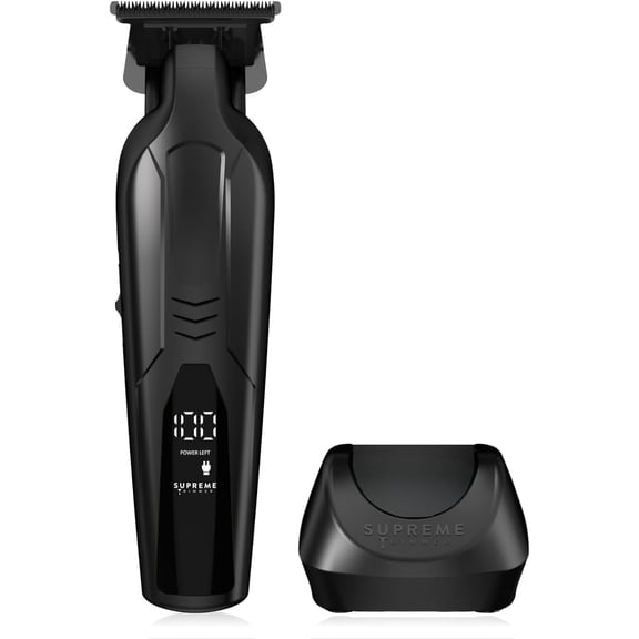 Supreme Trimmer Vader Lite ST3700 – Professional Cordless Barber Liner & Detailer | 120 Min Runtime, 7000 RPM Motor, Zero Gap DLC T-Blade, USB-C Fast Charging | Beard, Hair & Body