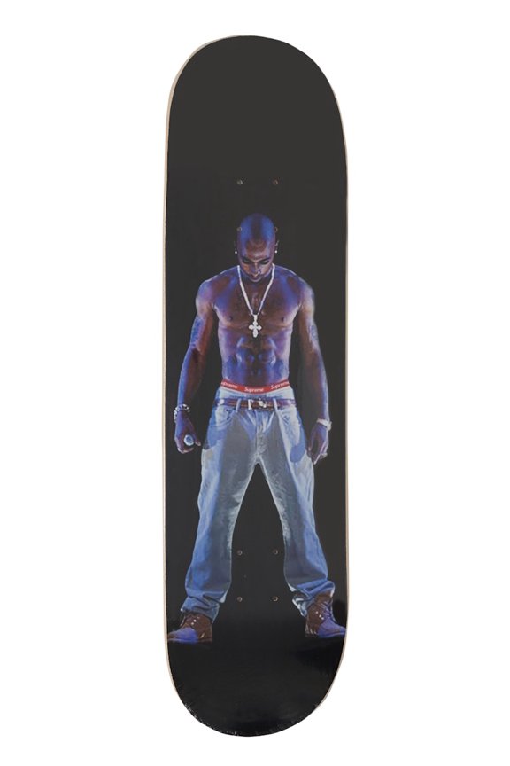 Tupac Hologram Skateboard Deck, from StockX
