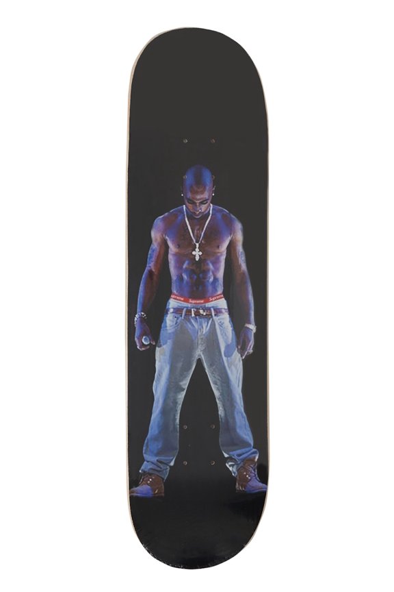 Tupac Hologram Skateboard Deck, from StockX