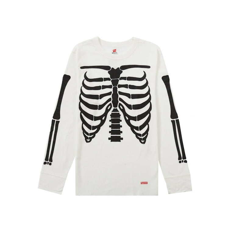 Supreme Unisex Hanes Bones Thermal Crew (1 Pack) Natural, from