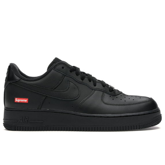 Supreme X Air Force 1 Low 'Box Logo - Black' - Cu9225-001 - Size 5 - Mens