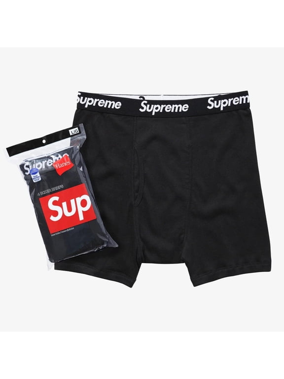 x Hanes Boxer Briefs (Full Pack) Black