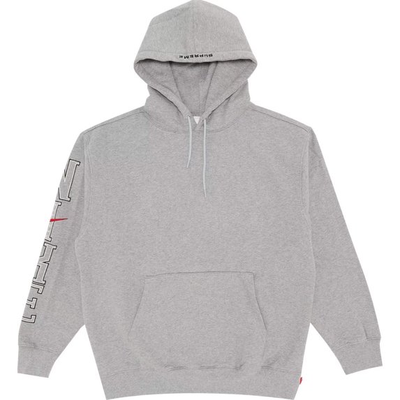 Supreme x Nike Hooded Sweatshirt 'Heather Grey'