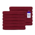 thumbnail image 1 of SupremePlus Luxury 550 GSM 16" x 27" 100% Ring Spun Cotton Hand Towels, Red 12 Count, 1 of 7