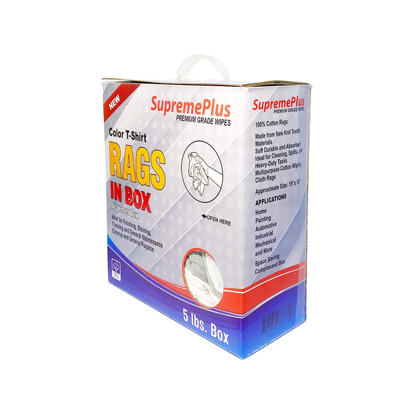 SupremePlus New Color Knit T-Shirt Rags, Multipurpose Cleaning Cloth ...
