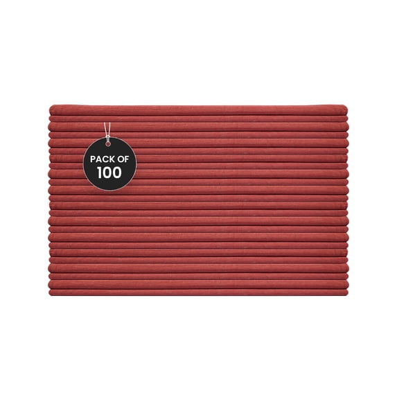 Bulk 1000-Pack Red Cotton Shop Rags - 14x14 Inch Grade B Cleaning Towels For Garage & Workshop