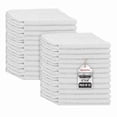 thumbnail image 1 of SupremePlus White Shop Towels 25 Pack, 13 x 14 Inches, Highly Absorbent Cotton Cleaning Cloths for Commercial, Household, Mechanics, and Painters Use, 1 of 8