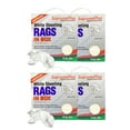 thumbnail image 1 of SupremePlus Sheeting Cleaning Rags 10 lbs Compressed Box of Rags Lint-Free Multipurpose Cotton Dust Cloths Value Pack, White, 360 Count, 4 Pack, 1 of 8