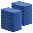 thumbnail image 1 of SupremePlus Premium Huck Towels 15" x 27" Window Commercial Lint-Free Multipurpose 100% Cotton Household Cleaning Cloths & Wipes, Blue, 24 Count, 1 of 9