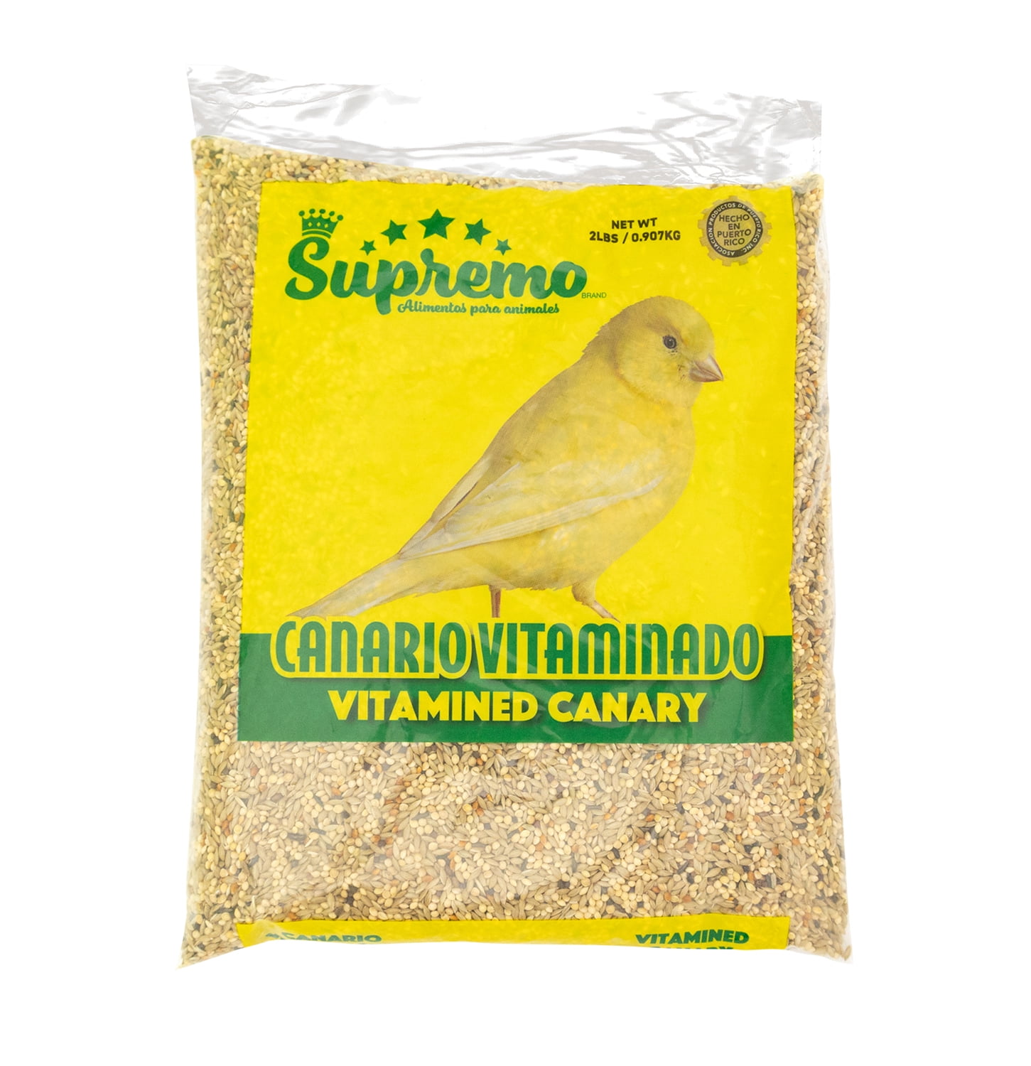 Supremo Canario Vitaminado,  Bird Seed, 2lb Bag