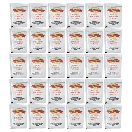 Supremo Italiano Natural Grated Parmesan Cheese | 3.5 Gram | Restaurant Quality | Shelf Stable | 100 Packets