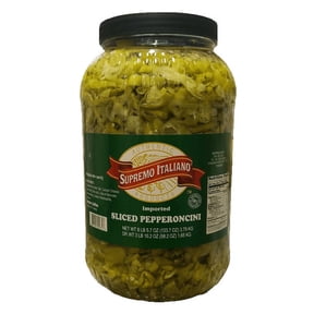 Supremo Italiano Sliced Pepperoncinis - 1 Gallon