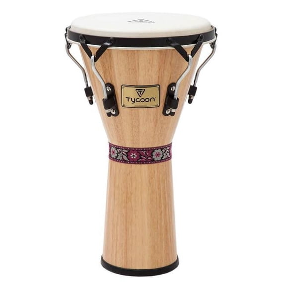 Supremo Series Natural Finish Djembe 12
