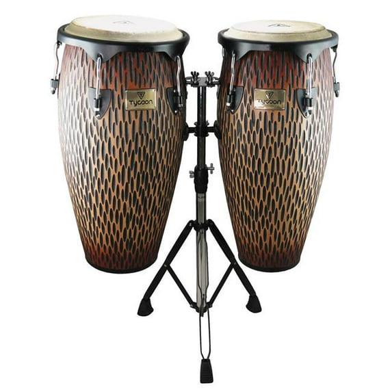 Supremo Series Select Chiseled Orange Congas 10″ & 11″