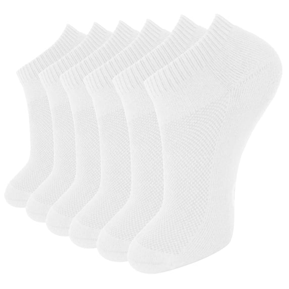 Athlemo 6 Pairs Men's Low Cut Athletic Socks Ankle Sport Socks for Running Daily Wear