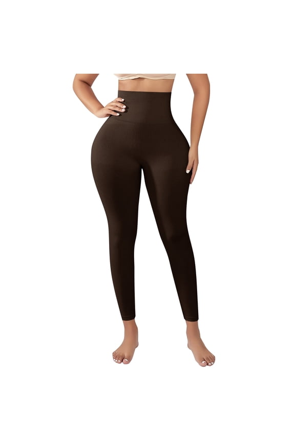 Anti Cellulite Compression Leggings Leg Shaper High Waist Pants Shapewear