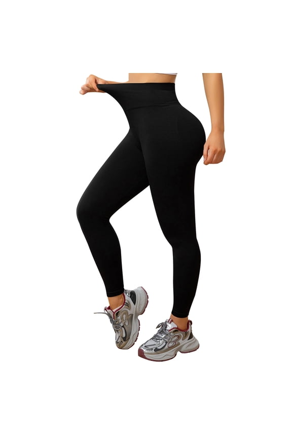 Anti-cellulite Slimming Premium High Waist Tummy Control Shapewear Leggings Pant Black