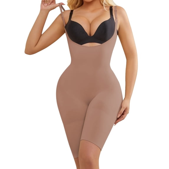 Athlemo Tummy Control Bodysuit for Women Full Body Shaper Waist Trainer Slimming