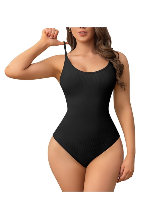Ribbed Seamless Yoga Workout Scoop Neck Tank Tops (Women's)