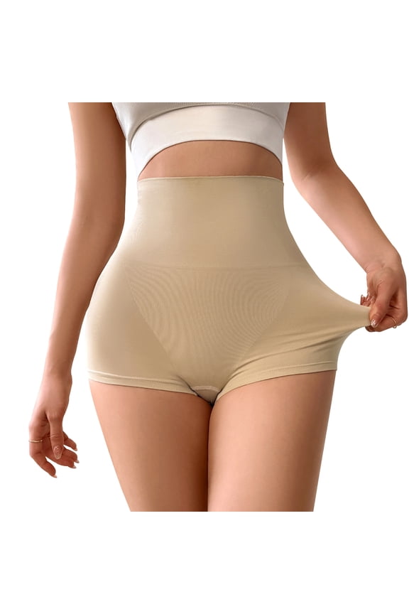 Women's High Waist Tummy Control Shapewear Slimming Smooth Slip Short Pants Body Shaper