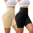 thumbnail image 1 of Athlemo Women's Tummy Control Shapewear Shorts High Waisted Butt Lifting Thigh Slimmer, 1 of 2