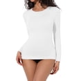 thumbnail image 1 of Women's Seamless Long Sleeve Smoothing Undershirt, 1 of 6