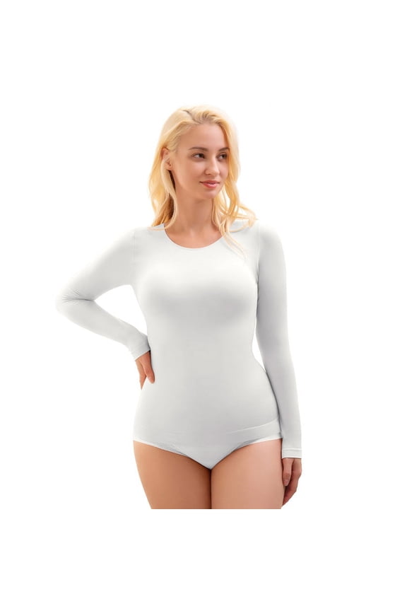 Women's Seamless Long Sleeve Smoothing Undershirt