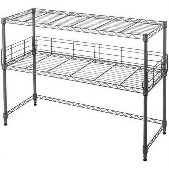 Suprima Desktop Carbon Steel Bookshelf - Gray