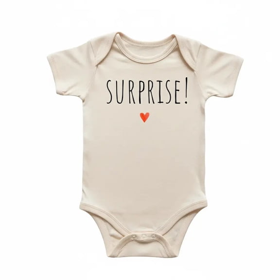 Suprise Pregnancy Reveal Newborn Baby Bodysuit