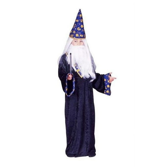 SupriseItsMe Black Magic Wizard Costume for Boys with Gown and Hat for Children, Child-Large