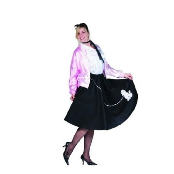 SupriseItsMe Poodle Skirt Costume for Ladies Plus with Elegant Design for Adults, Plus Size 16-20