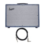 Supro 1968RK Keeley Custom 12 1x12 25W Tube Combo Amp with 10' Guitar Cable