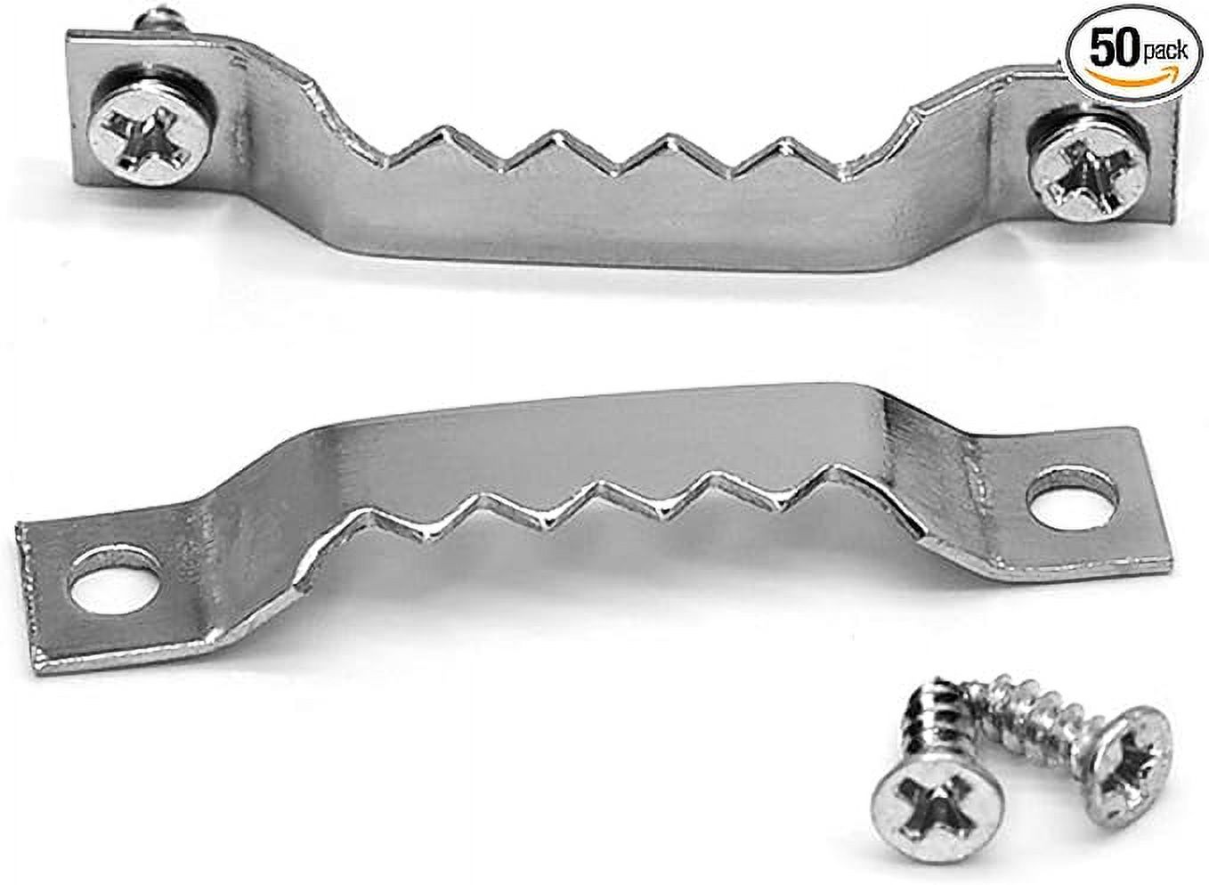 Suprom Small Sawtooth Picture Hangers 50 Pack Steel Sawtooth Hangers