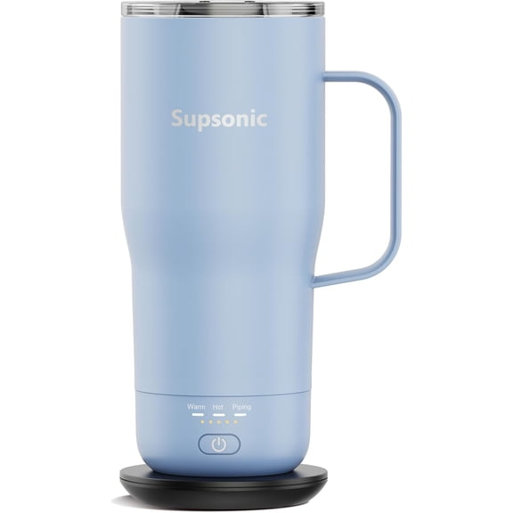 Supsonic Heated Coffee Mug, 20oz Electric Temperature Control Cup (S3), Glacier Blue