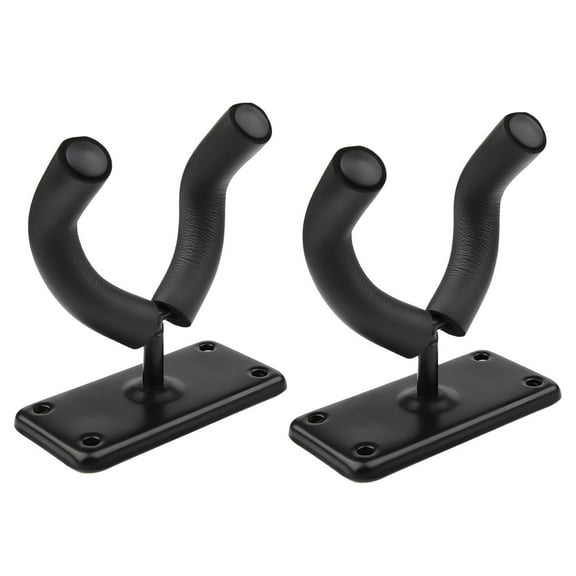 Supsupsiu 2 Pcs Universal Guitar Hangers Wall Mount Instrument Display Holder Stand Hook