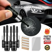Supsupsiu 5PC Windshineld Crack Repair Kit Windshield Glass Repair Tools Cut Out Car Cracked Glass Repair Kit