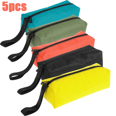 Supsupsiu  5pcs Lot Tool Pouch Canvas Tool Bag Zipper Small Multipurpose Organizer Pouch