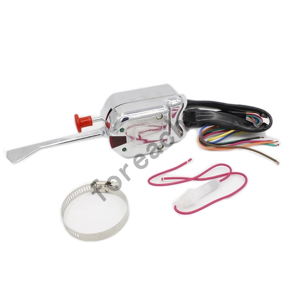 Supsupsiu New Chrome 12V Universal Street Hot Rod Turn Signal Switch for FORD BUICK GM