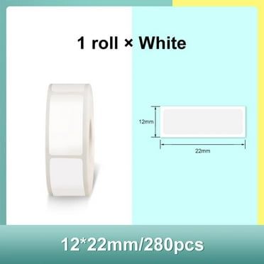 Supvan E10 E16 Label Printe Paper Waterproof Anti-Oil Printing Label Price Label Pure Color Scratch-Resistant Label Sticker Tape AAE12-22