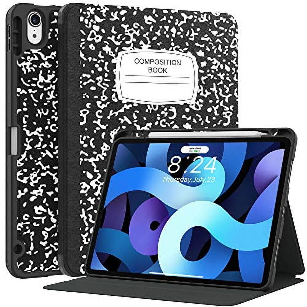 Supveco for iPad Air 4 Case / for iPad Air 4th Generation Case 2020 with Pencil Holder & Auto Sleep/Wake, for iPad Air 10.9 Case Slim Lightweight for iPad Air Case for iPad Air 4 Gen 10.9 In