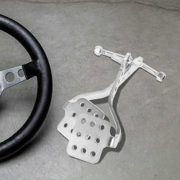 Supvox Sturdy Aluminum Go Kart Brake Pedal Kit for Enhanced Control 1Pair
