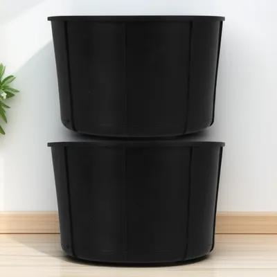 Supvox 1Pair Auto Console Cup Holder Liner Black Rubber Car Center Console Compatible Insert