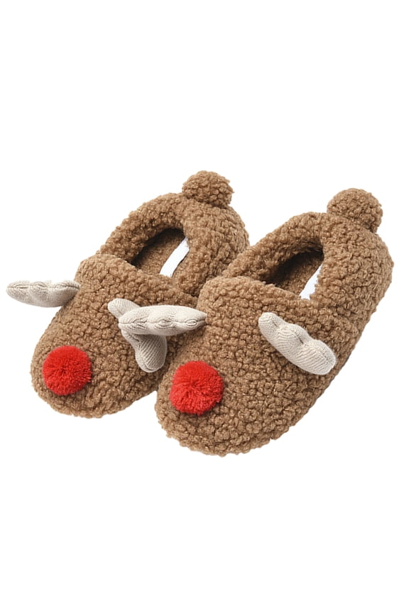 Womens Cozy Fleece Slippers, Warm Indoor Winter Shoes, Comfortable Footwear for Ladies and Female Friends