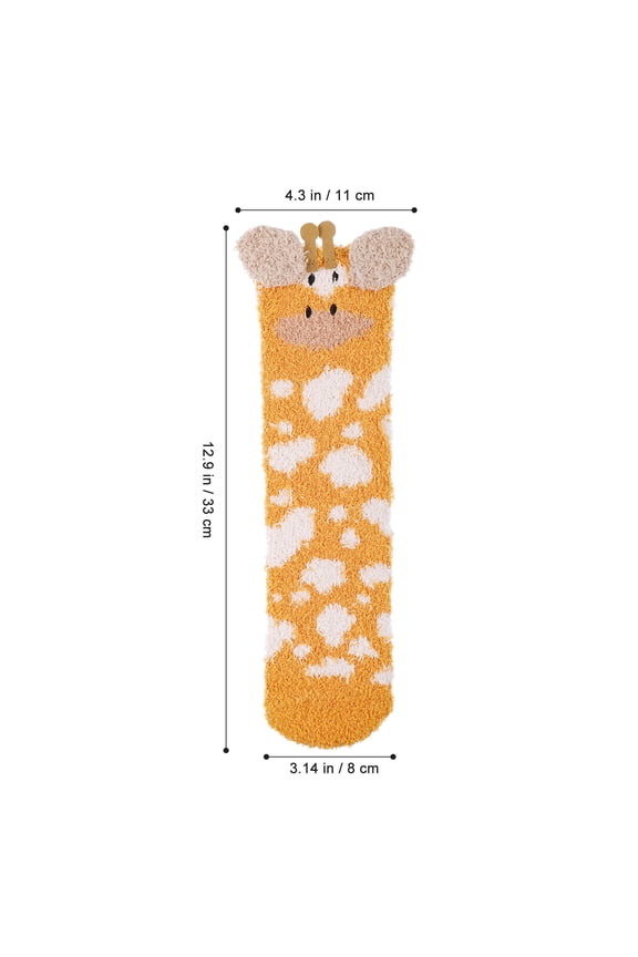 Ultra Soft Coral Fleece Socks for Toddlers with Warm , Cozy Sleep Socks, One Size Fits All