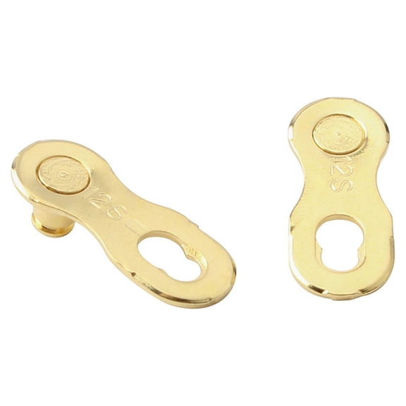 Supvox 1 Pair of Steel Mini Breakaway Buckles for Bike Chain Accessories Golden