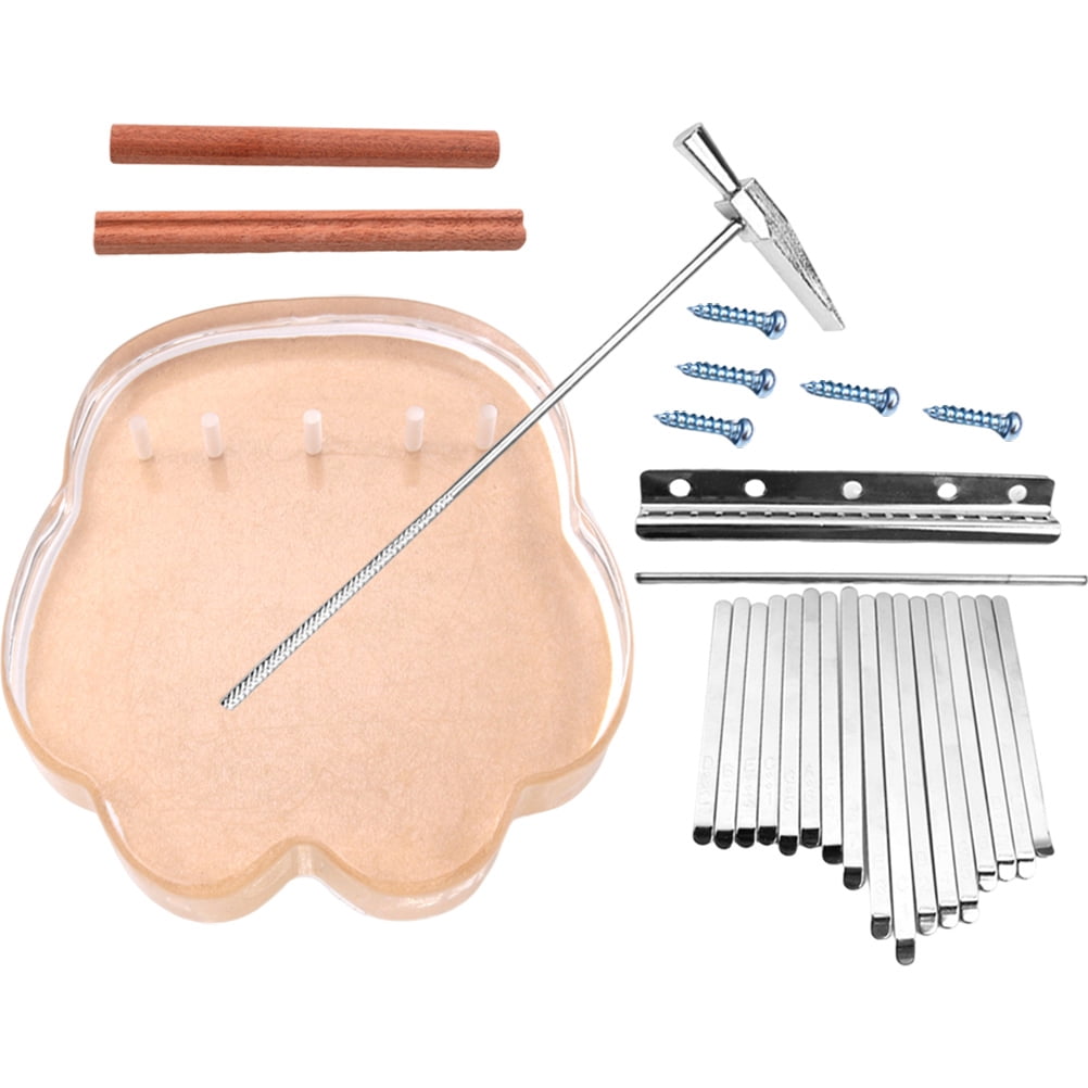 Supvox 1 Set Kalimba Instrument Acrylic Assorted Color for Professionals