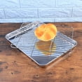 thumbnail image 1 of Supvox Multi-Functional Baking Tray Stainless Steel Wire Rack for Kitchen 1Set, 1 of 7