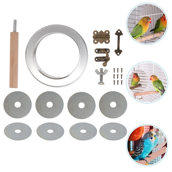 Supvox 1 Set Bird Perches Parrot Cage Perch Iron for Parrot Owners