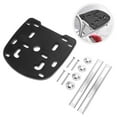 thumbnail image 1 of Supvox 1Set Motorcycle Top Case Mounting Base Plate Black Heavy Duty Stable Support, 1 of 6